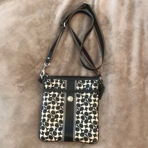 Coated Canvas Coach Monogram Crossbody